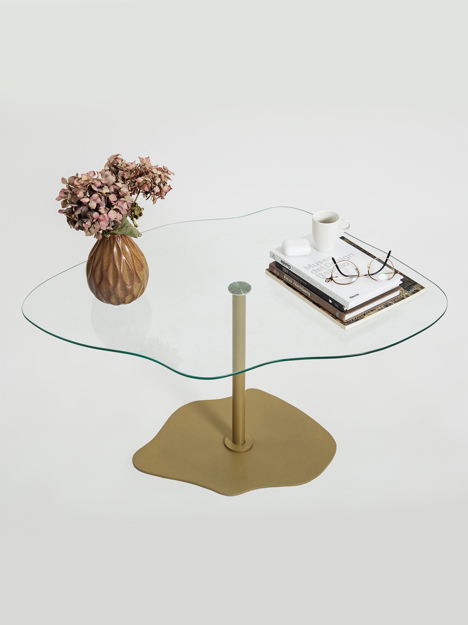 Dior Gold Coffee Table Clear Glass7