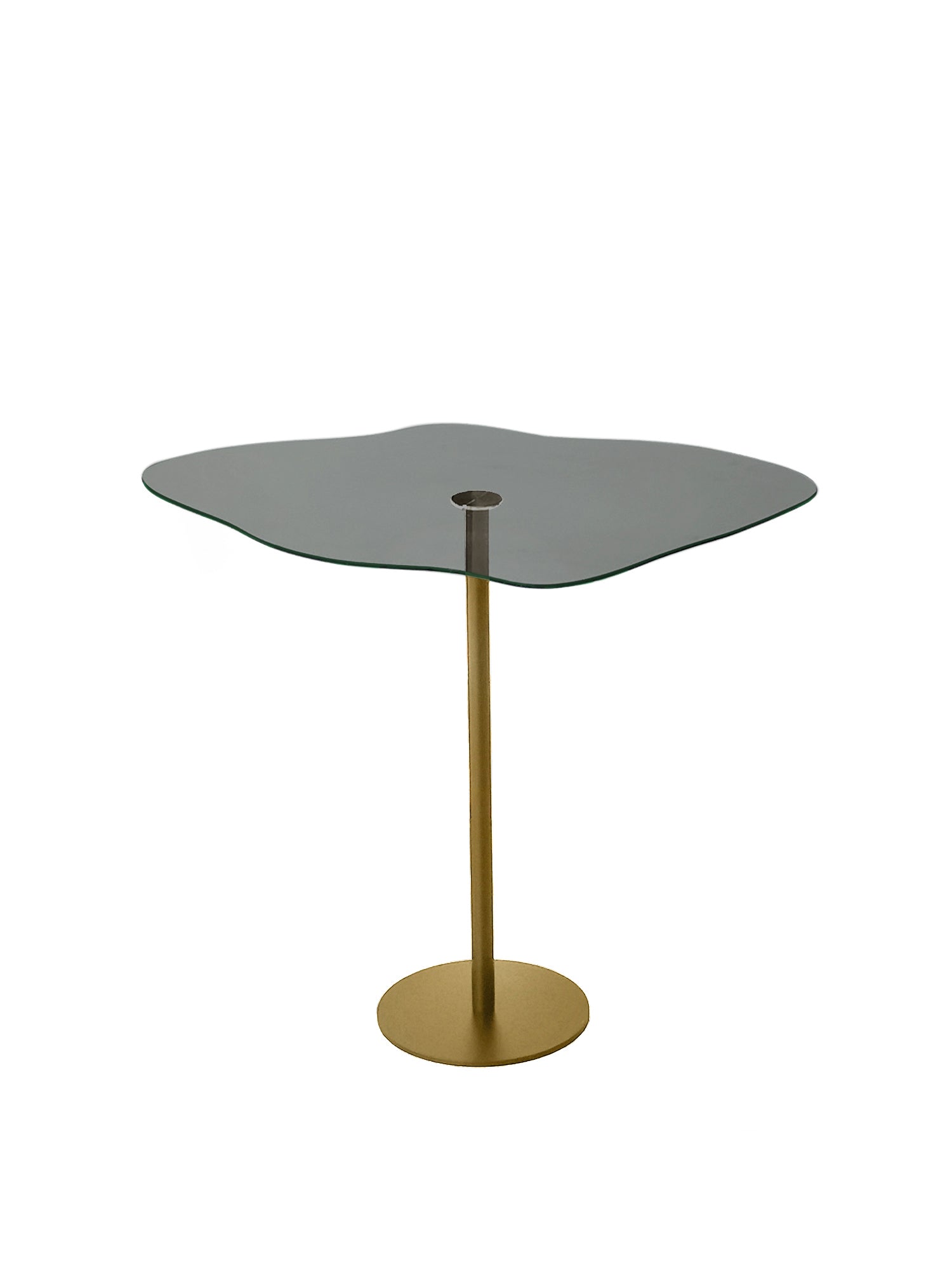 Dior Side Table Smoked Glass - Gold
