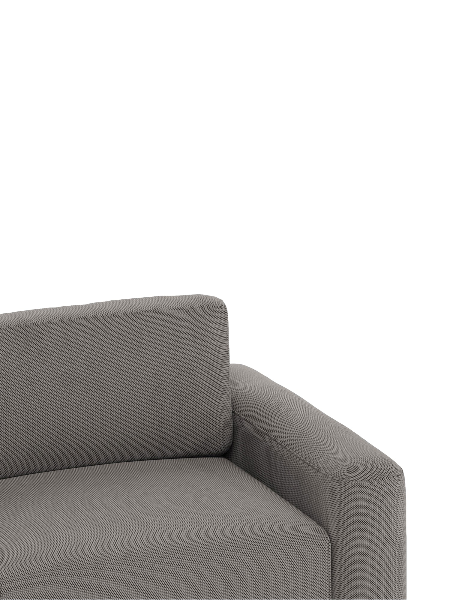 Loop Sectional Sofa 3 Seater with Pouf