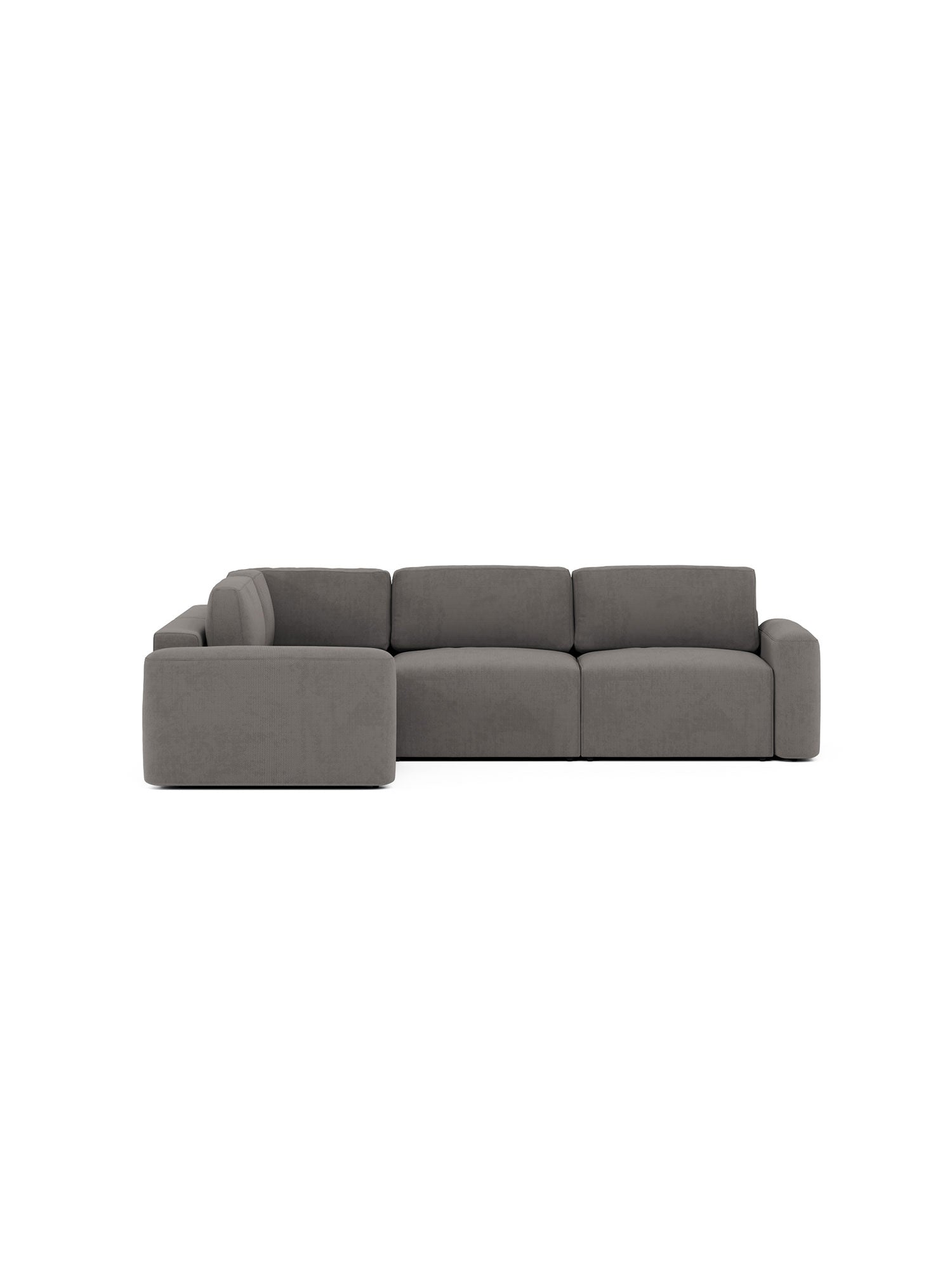 Loop Sectional Sofa 3 Seater with Pouf