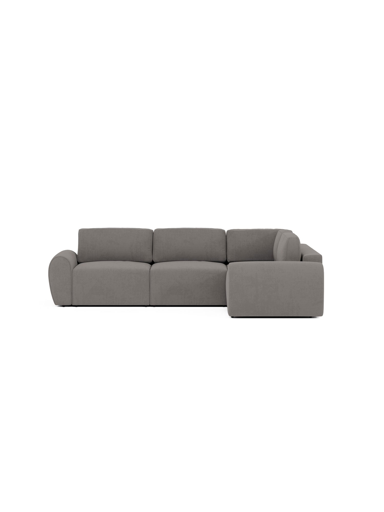 Nest Sectional Sofa Bed 3 Seater with Pouf