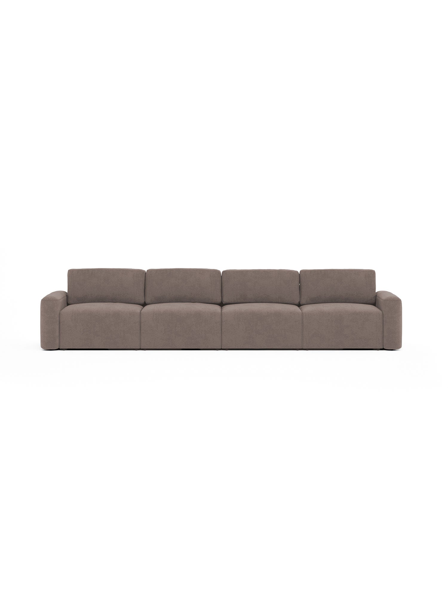 Loop Modular Sofa Bed 4 Seater Espresso