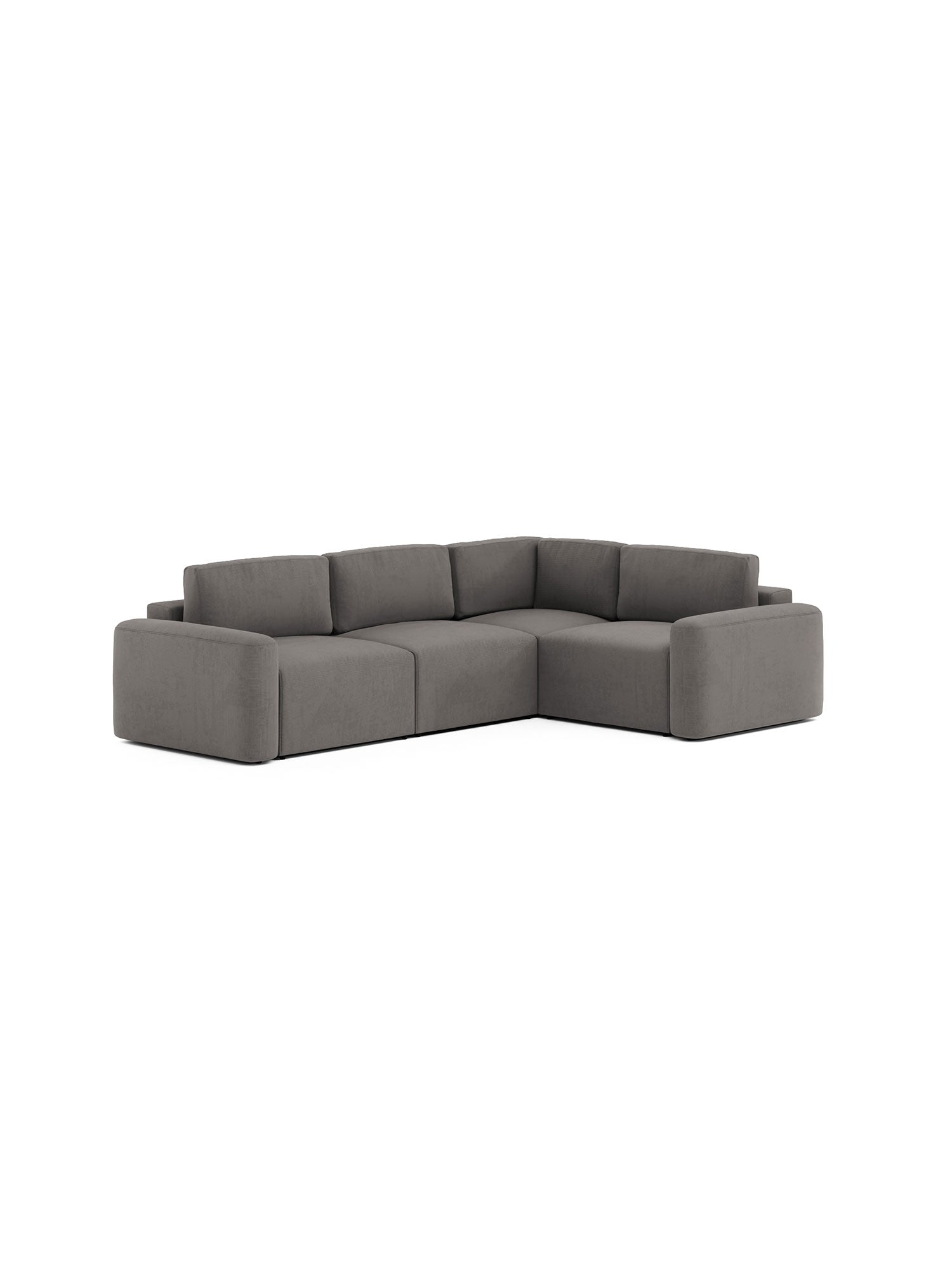 Loop Sectional Modular Sofa 2 Seater Ashfall Grey