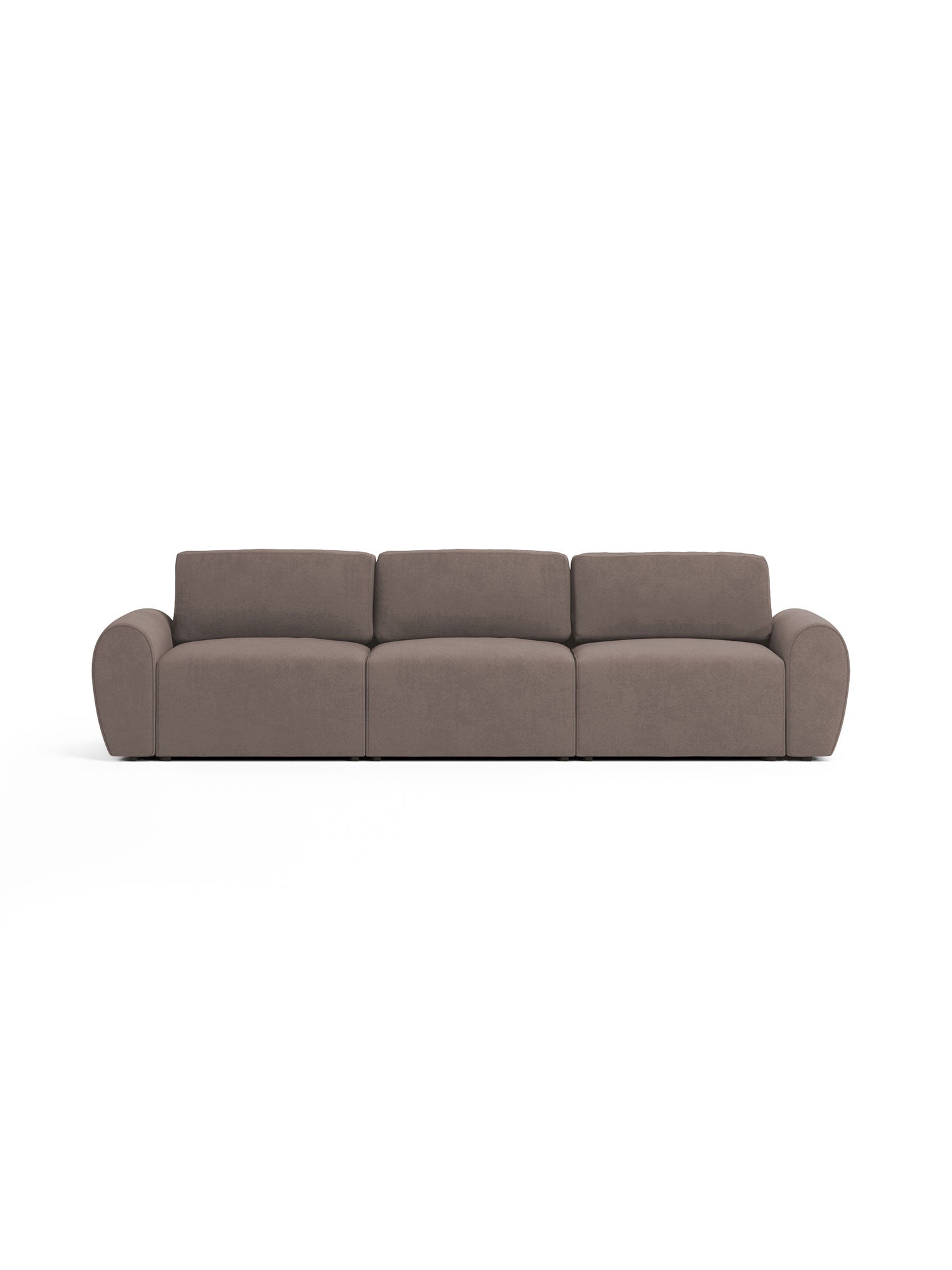 Nest Modular Sofa Bed 3 Seater Espresso