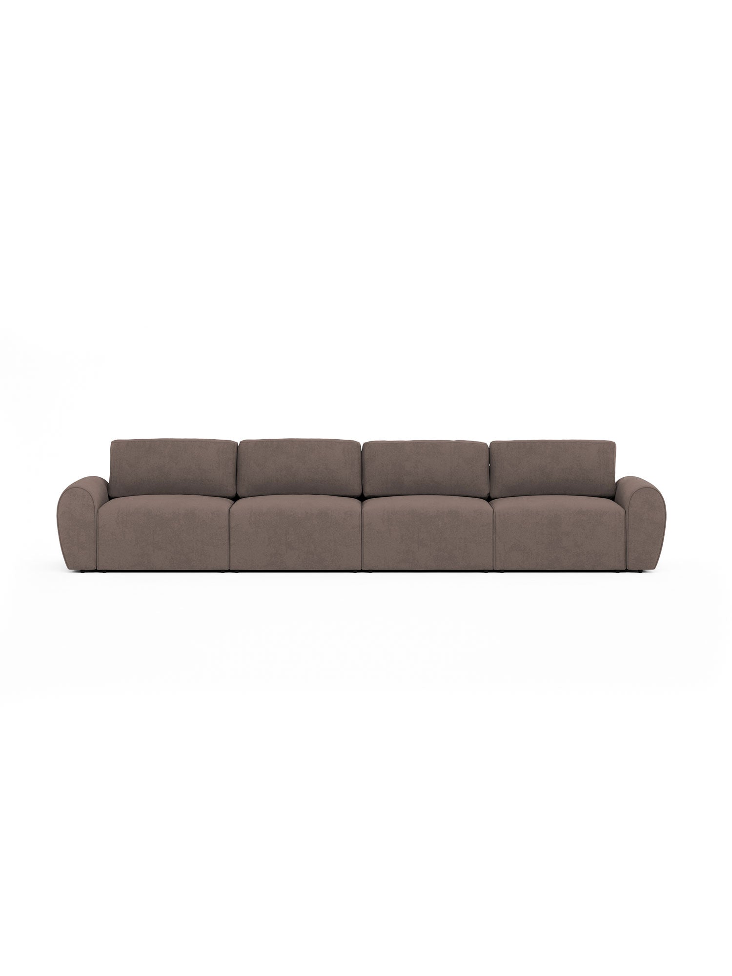 Nest Modular Sofa Bed 4 Seater Espresso