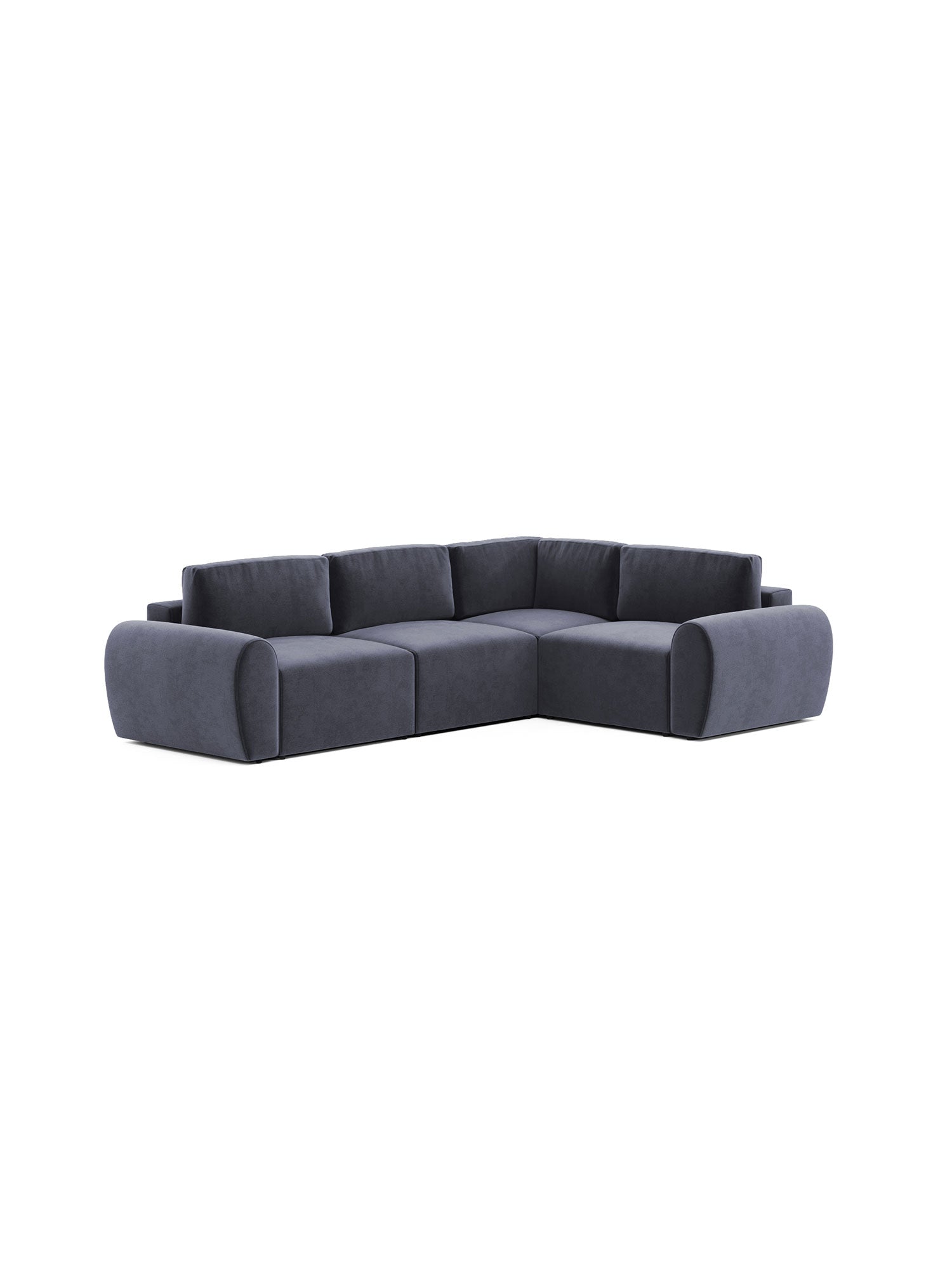 Nest Sectional Modular Sofa Bed 2 Seater Shadow Navy