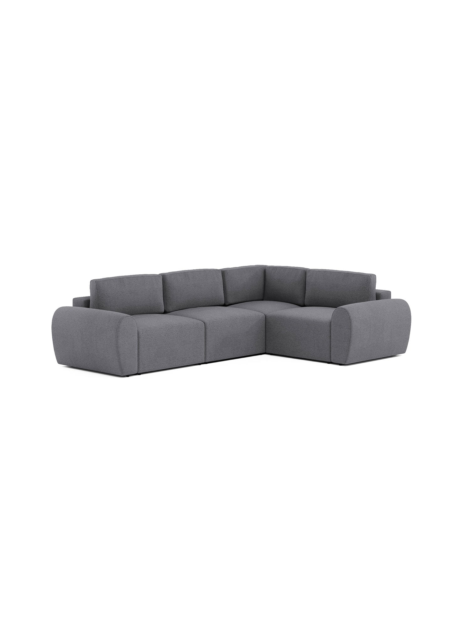 Nest Small Corner Sofa Grey