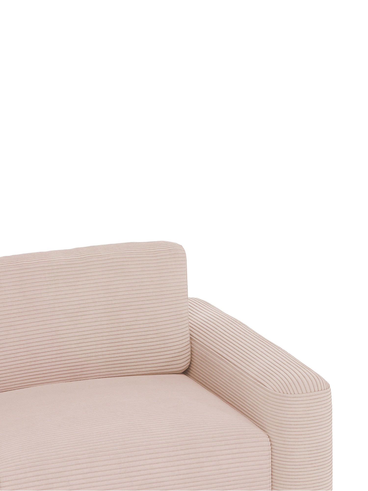 Loop Sectional Sofa Bed 4 Seater with Pouf