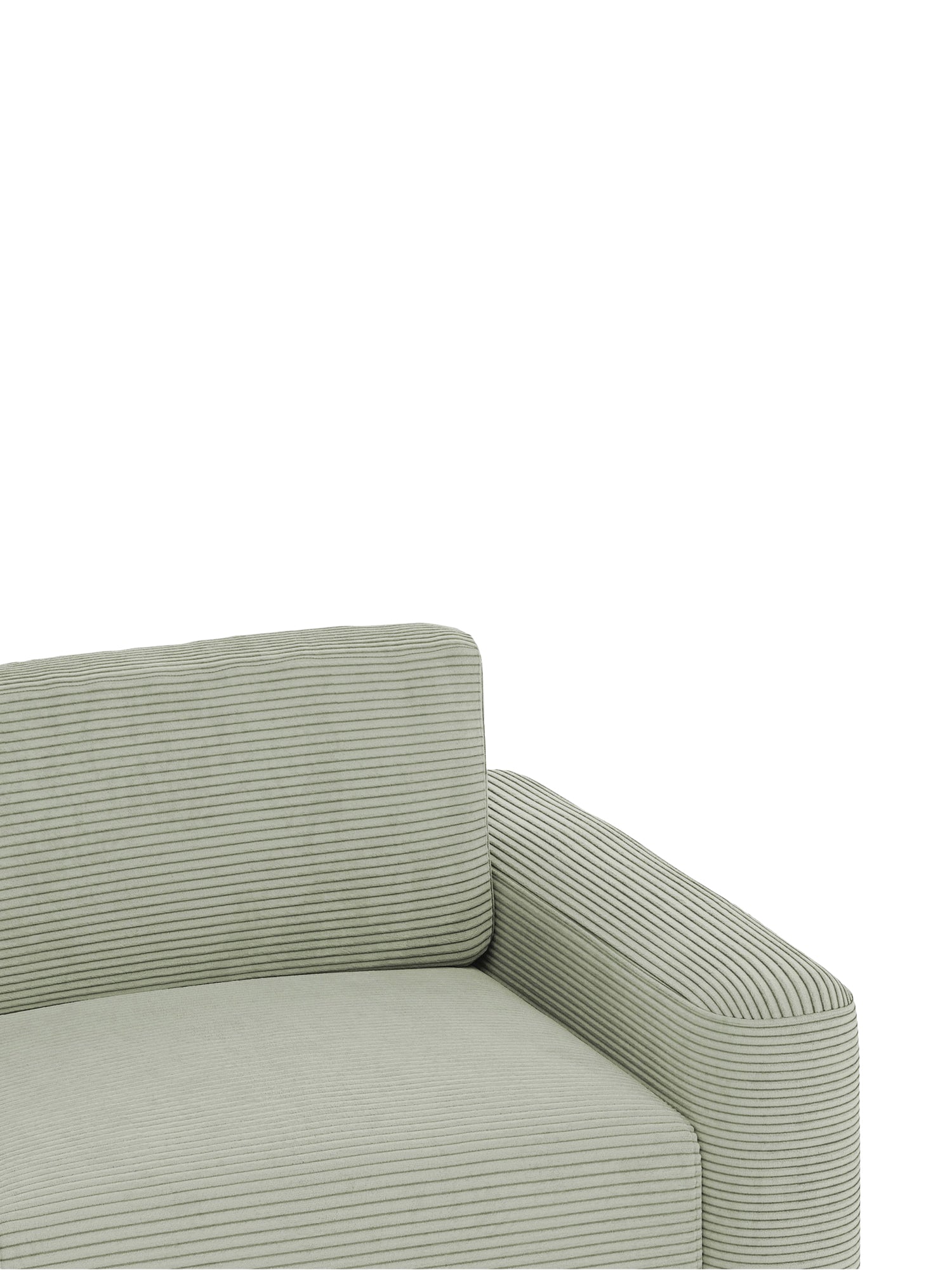 Loop Sectional Sofa 4 Seater with Pouf