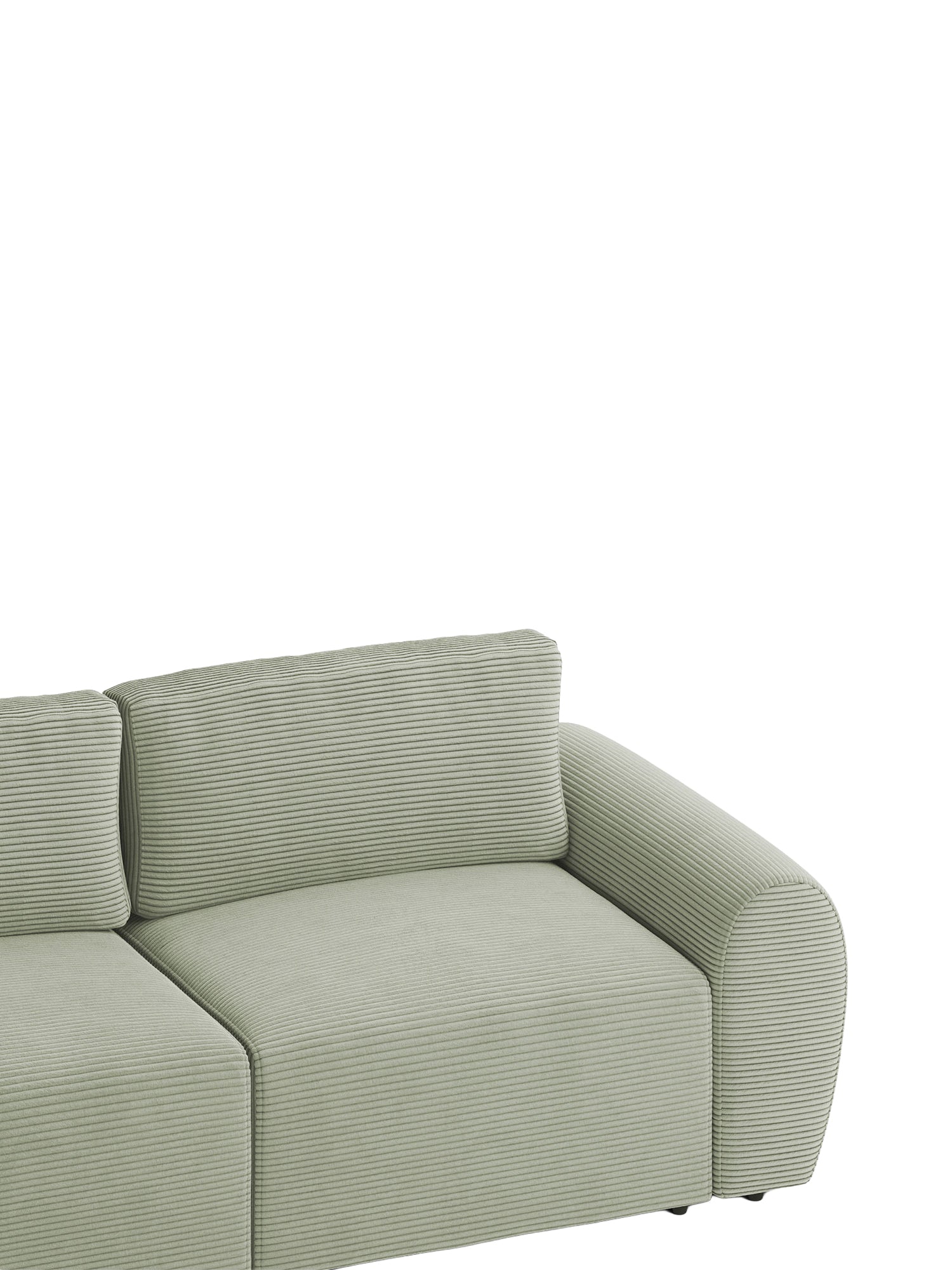 Nest U Shaped Sectional Sofa with Pouf