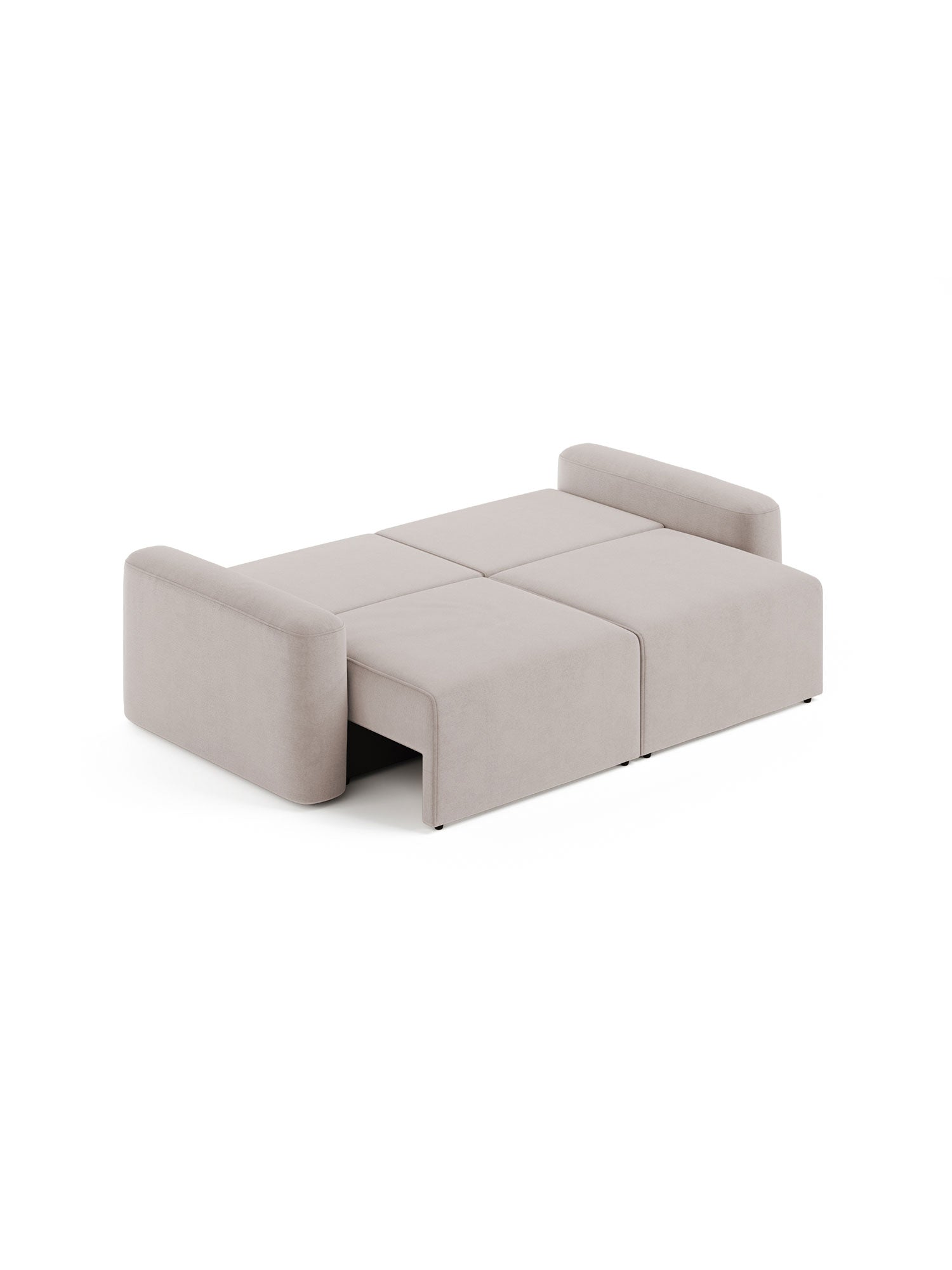 Loop Sofa Bed 3 Seater with Pouf