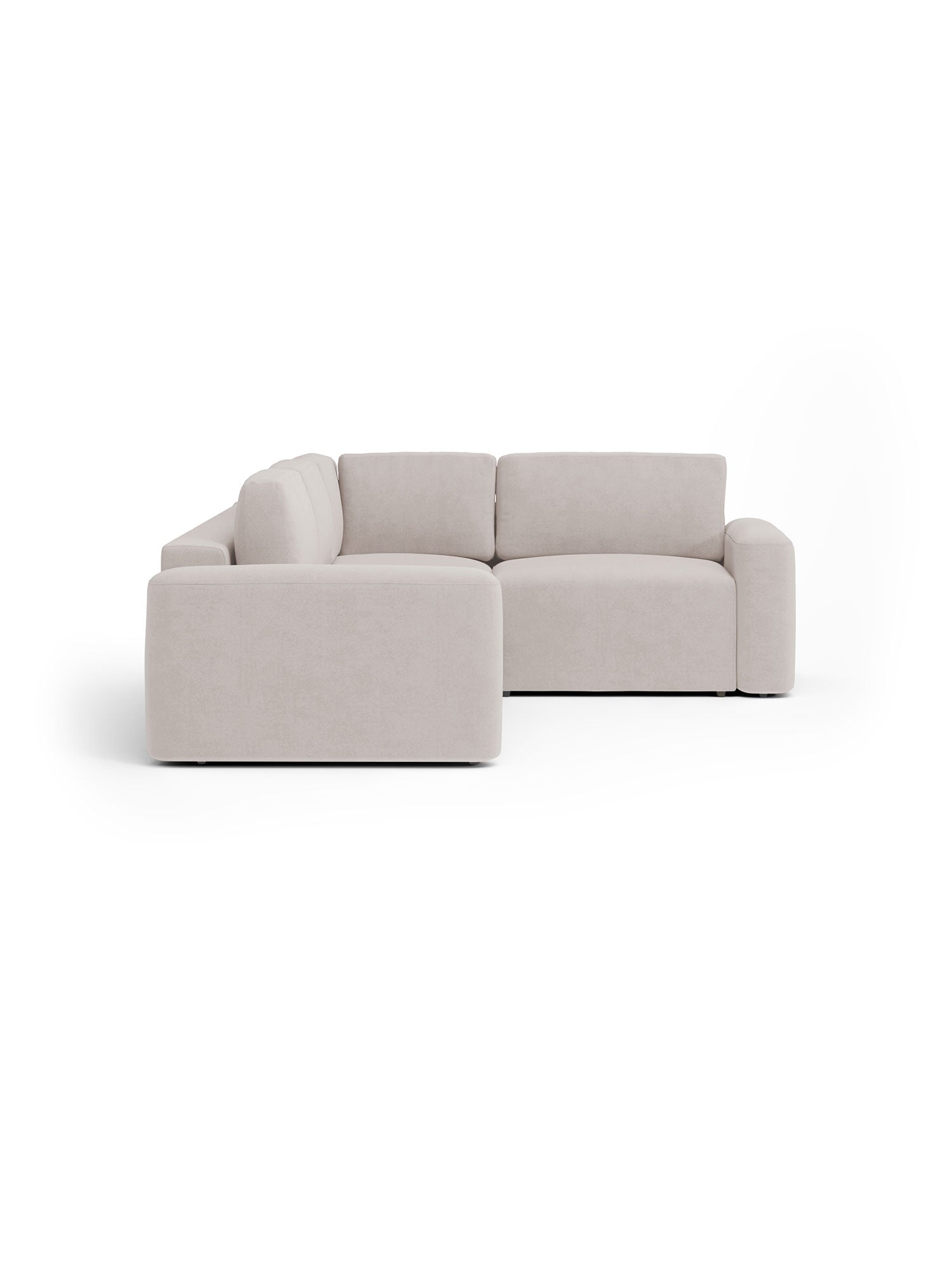 Loop Sectional Sofa 3 Seater with Pouf