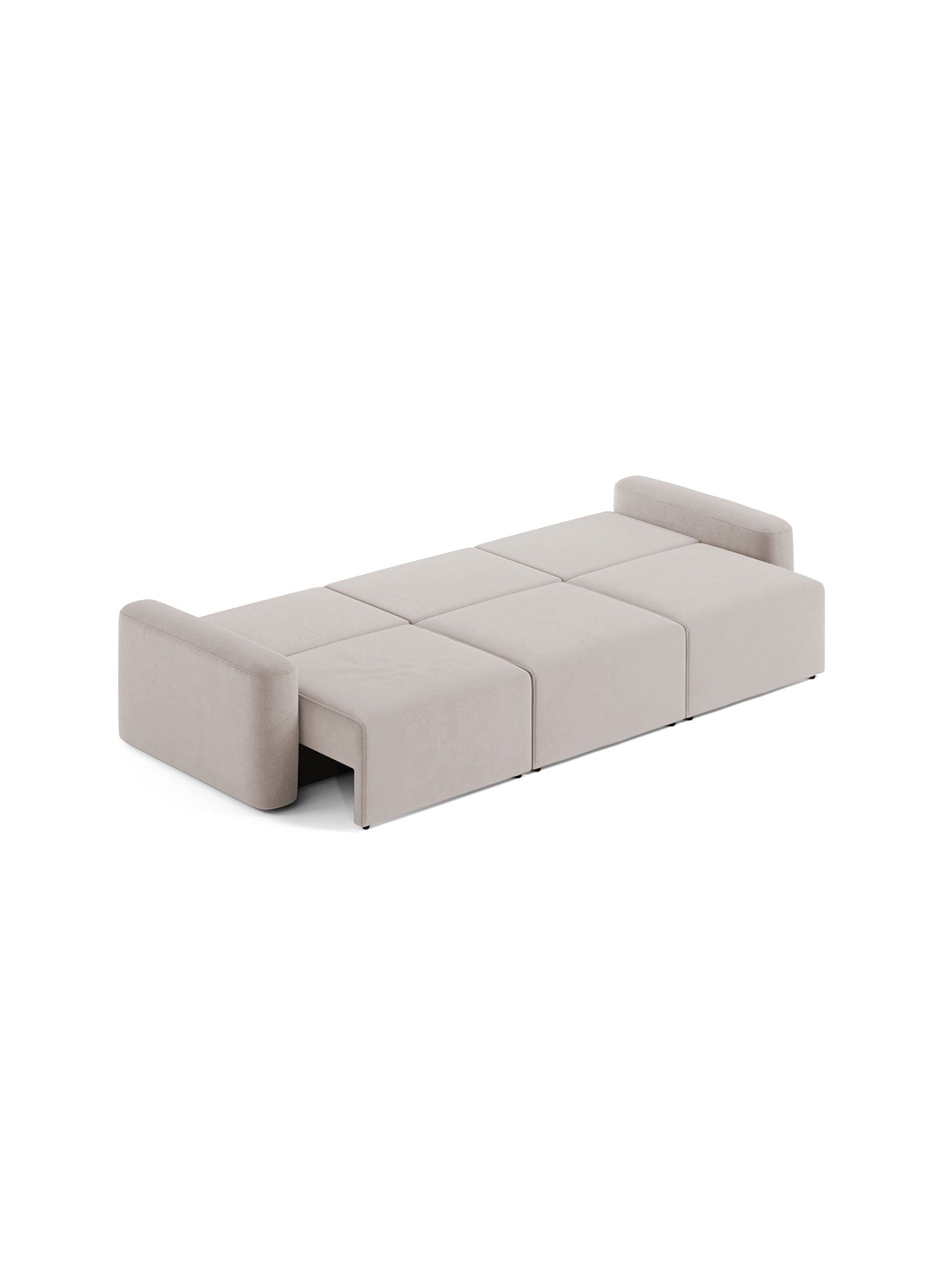 Loop Sofa Bed 4 Seater with Pouf