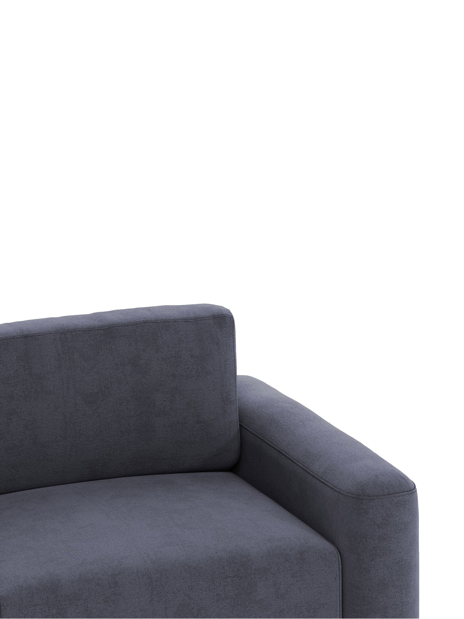 Loop Sectional Sofa Bed 4 Seater with Pouf