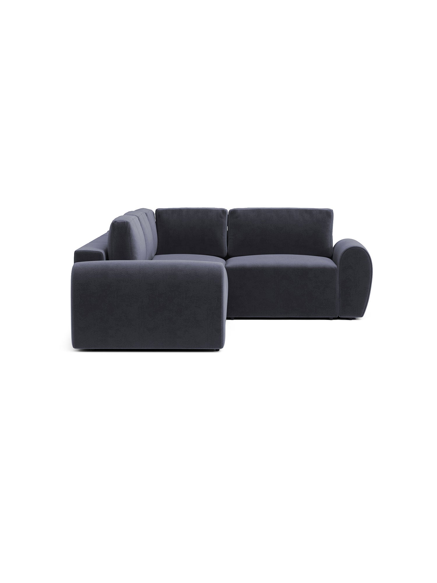 Nest Sectional Sofa Bed 3 Seater with Pouf
