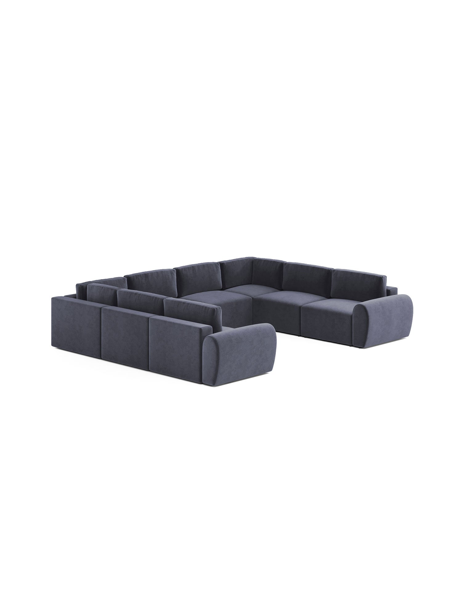Nest U Shaped Sectional Sofa Bed