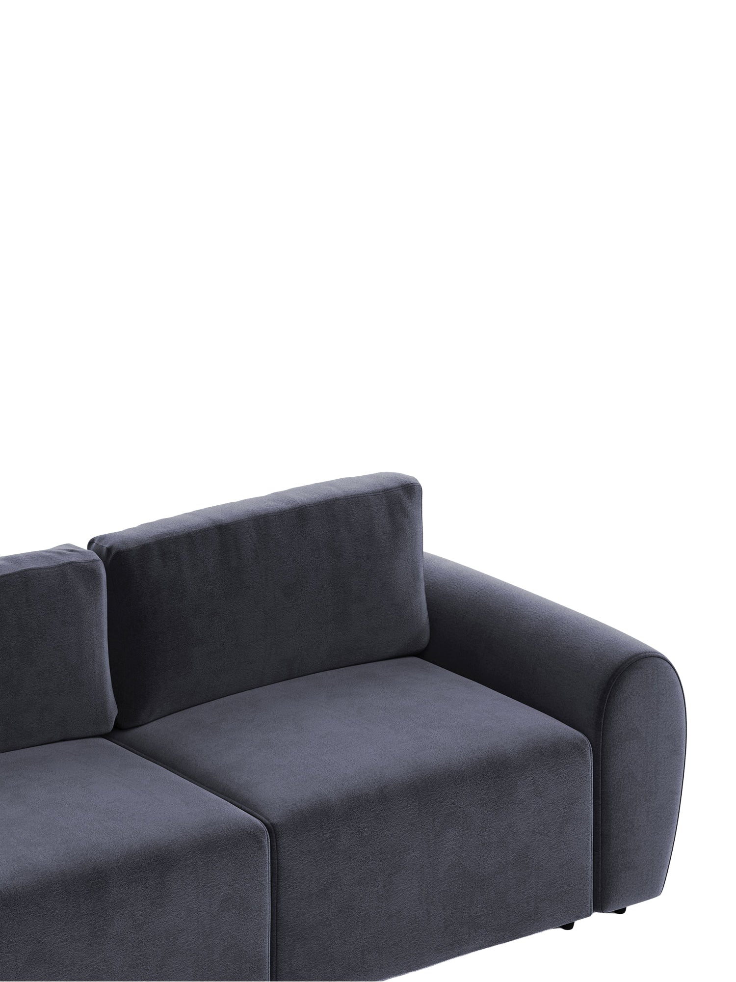 Nest Sofa 5 Seater with Pouf