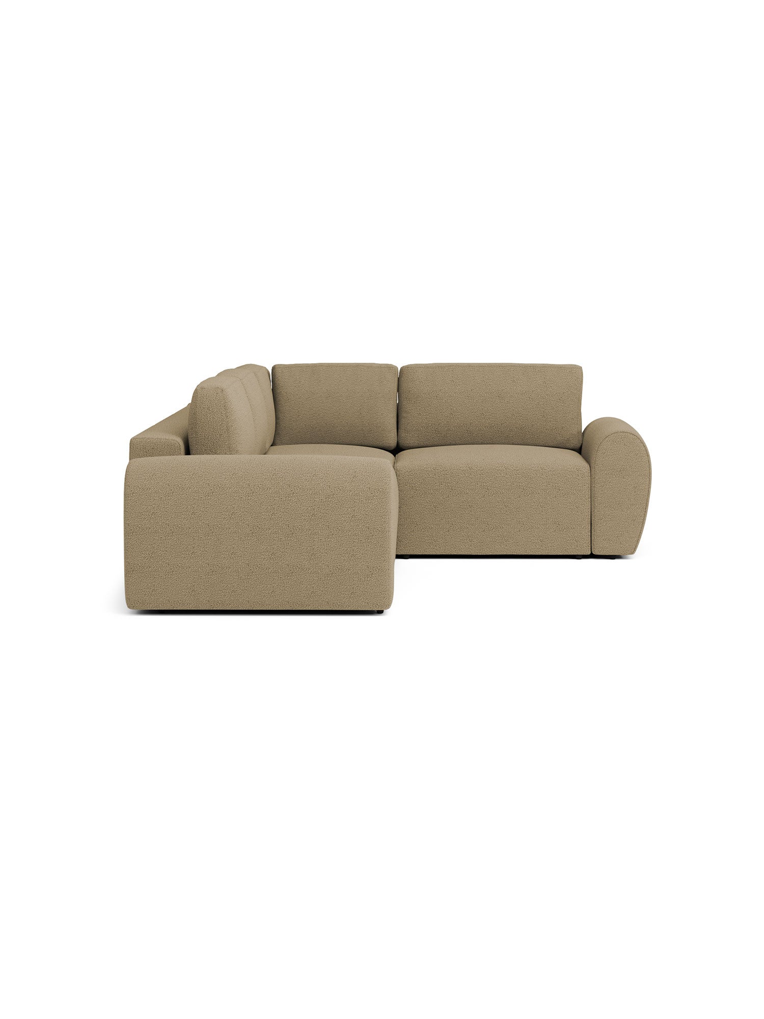 Nest Sectional Sofa 3 Seater with Pouf