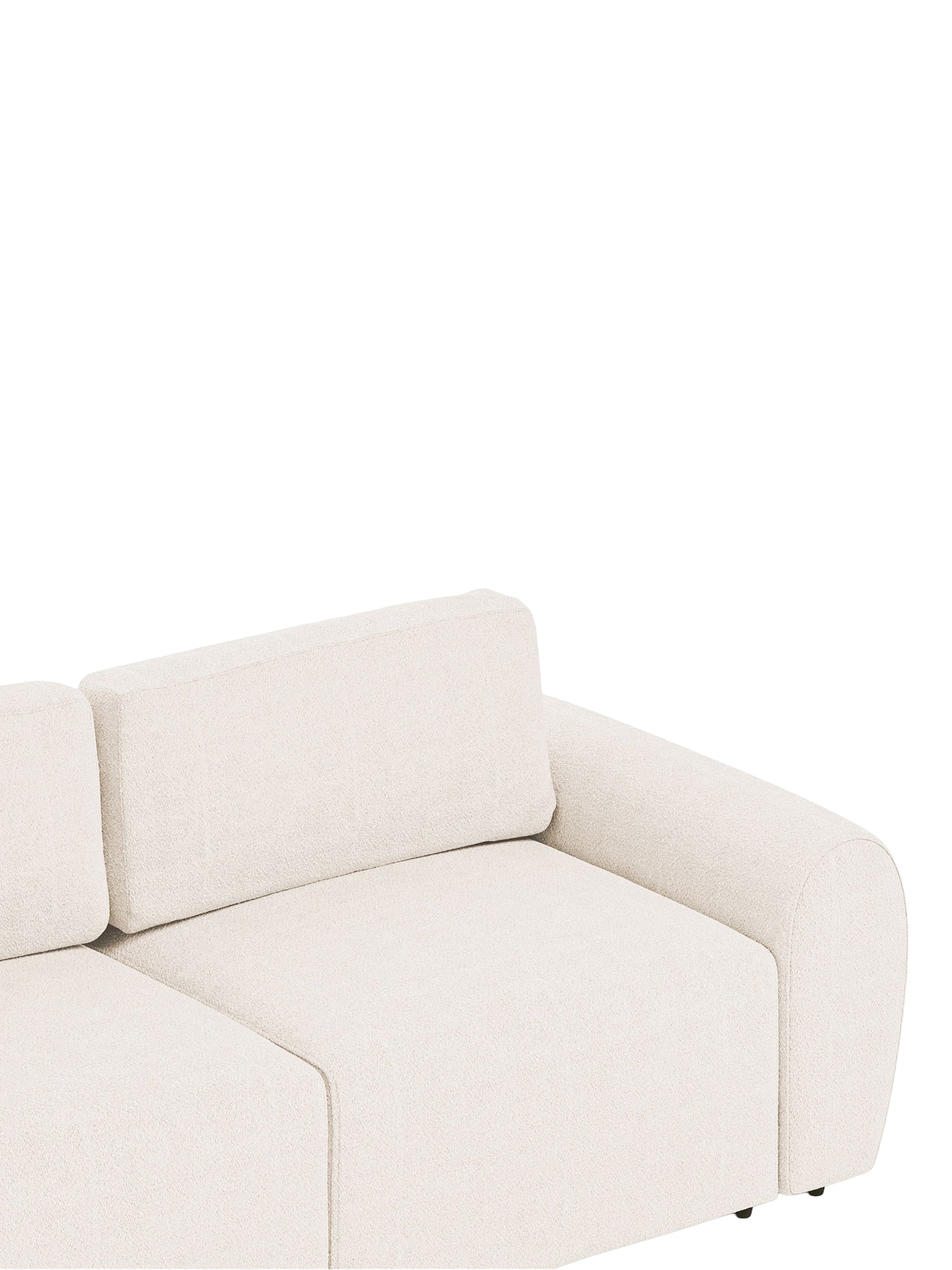 Nest Sofa Bed 3 Seater with Pouf