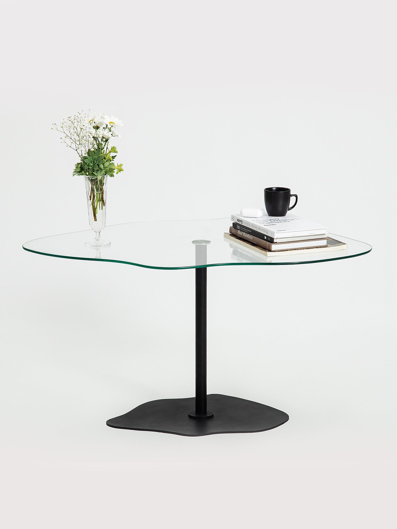 Dior Black Coffee Table Clear Glass4