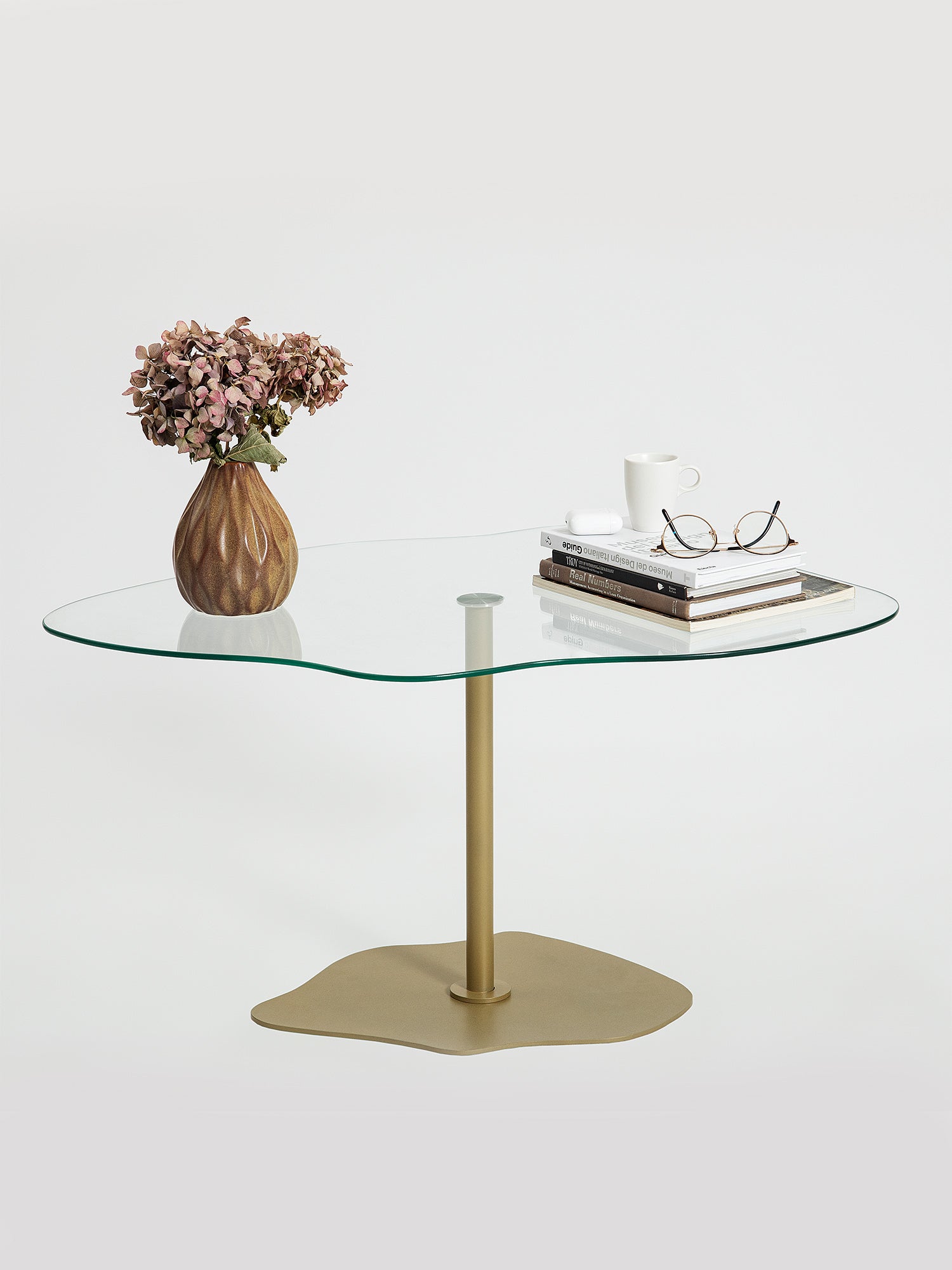 Dior Gold Coffee Table Clear Glass4