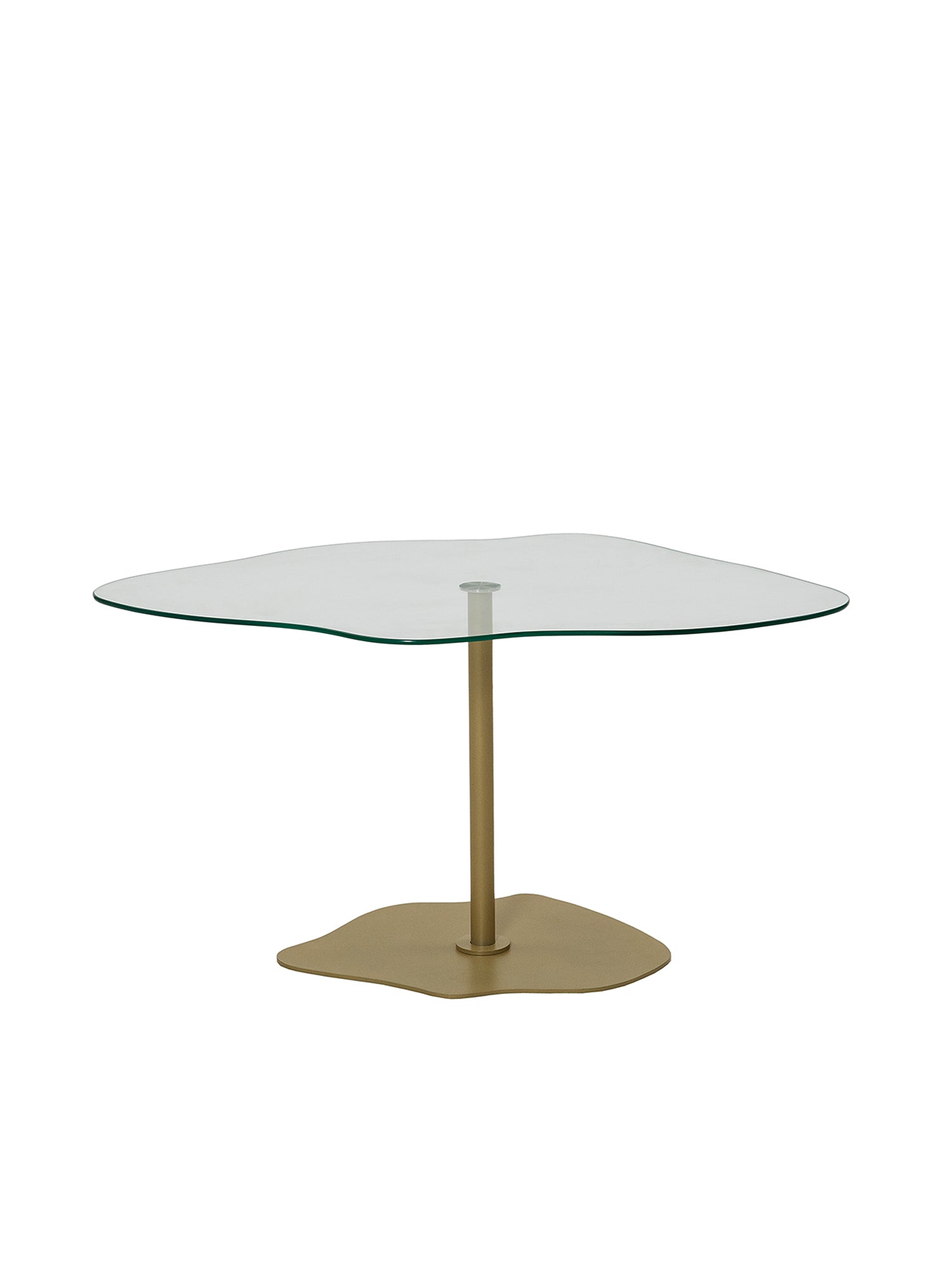 Dior Gold Coffee Table Clear Glass6