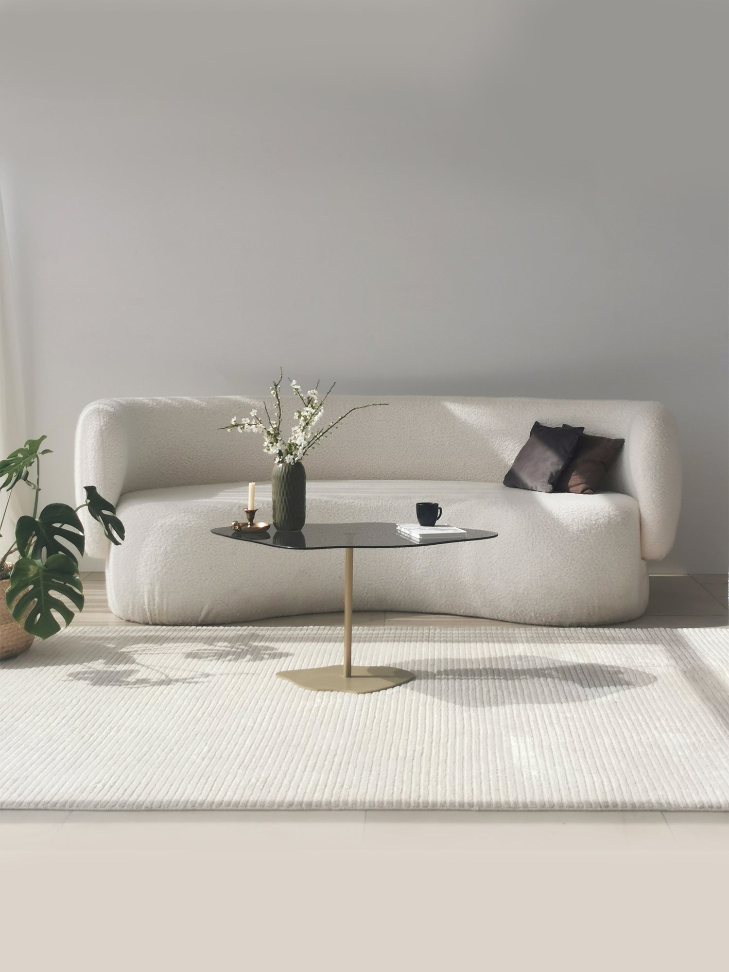 Dior Gold Coffee Table Smoked Glass5