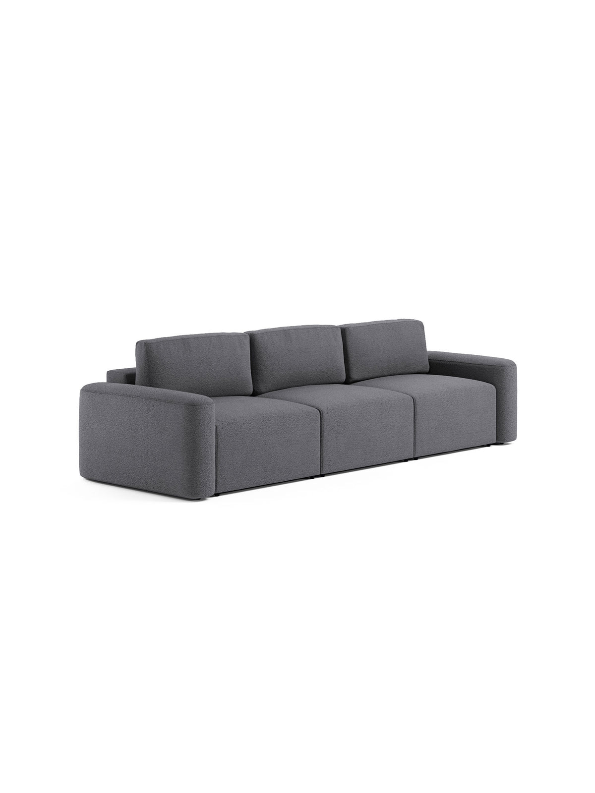 Loop 3-Seater Sofabed Teddy Grey | Explore Comfort | Soffie