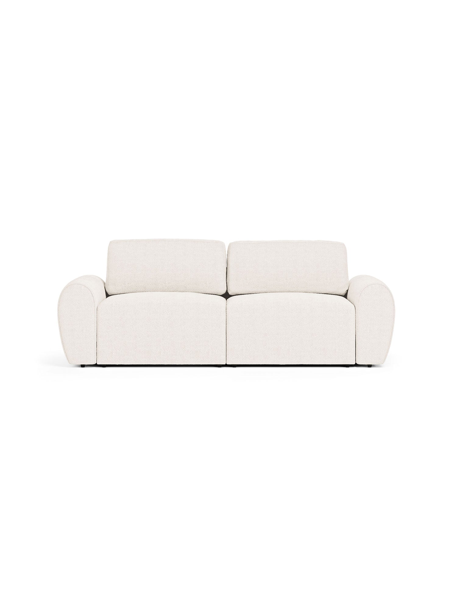 Nest Modular Sofa Bed 2 Seater Teddy Cream