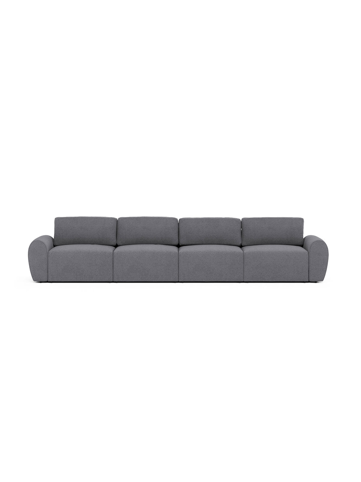 Nest 4-Seater Sofabed in Teddy Grey | Cozy Seating | Soffie
