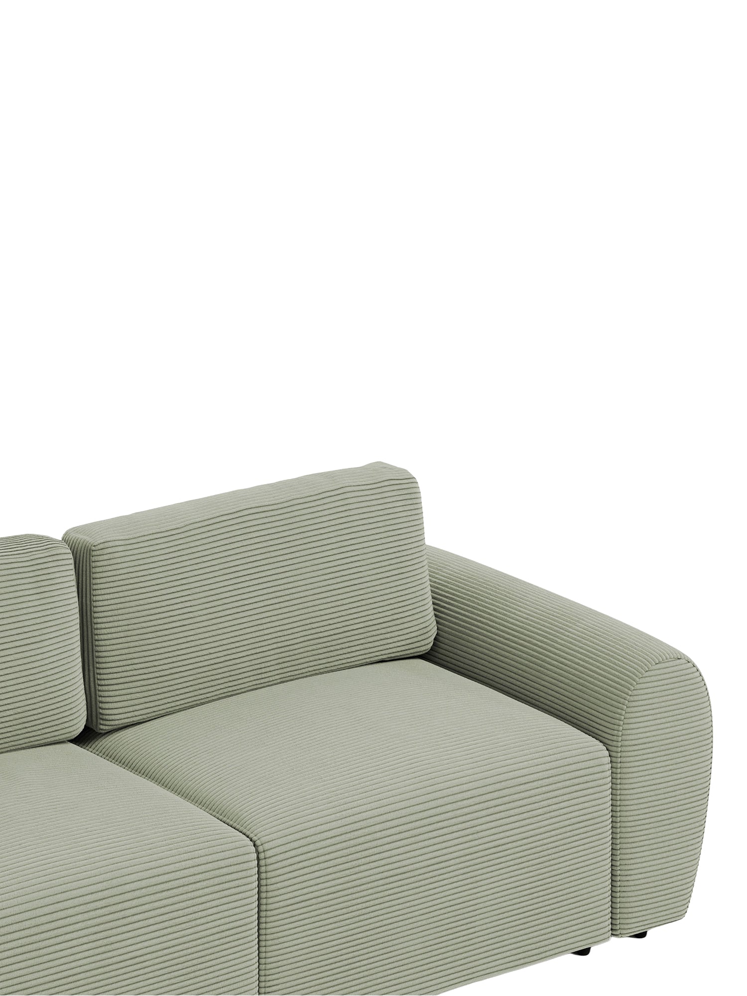 Nest Sofa Bed 3 Seater with Pouf