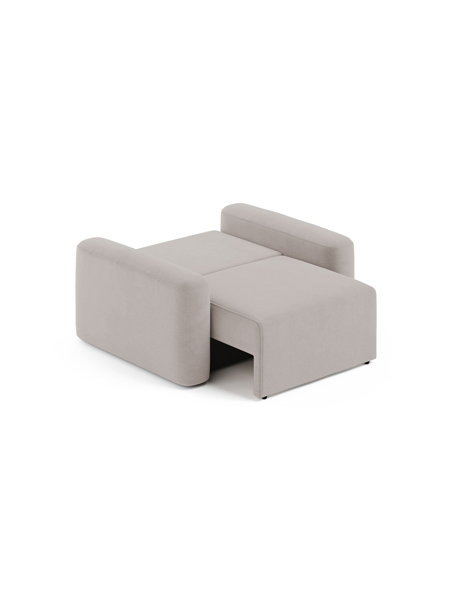 Loop Sleeper Armchair with Pouf