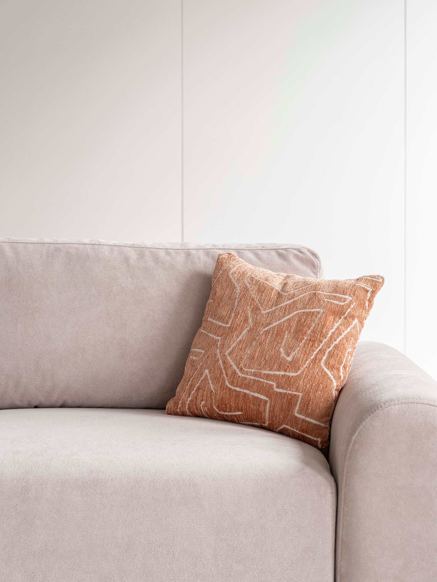 Bohemian Orange Pillow Cover