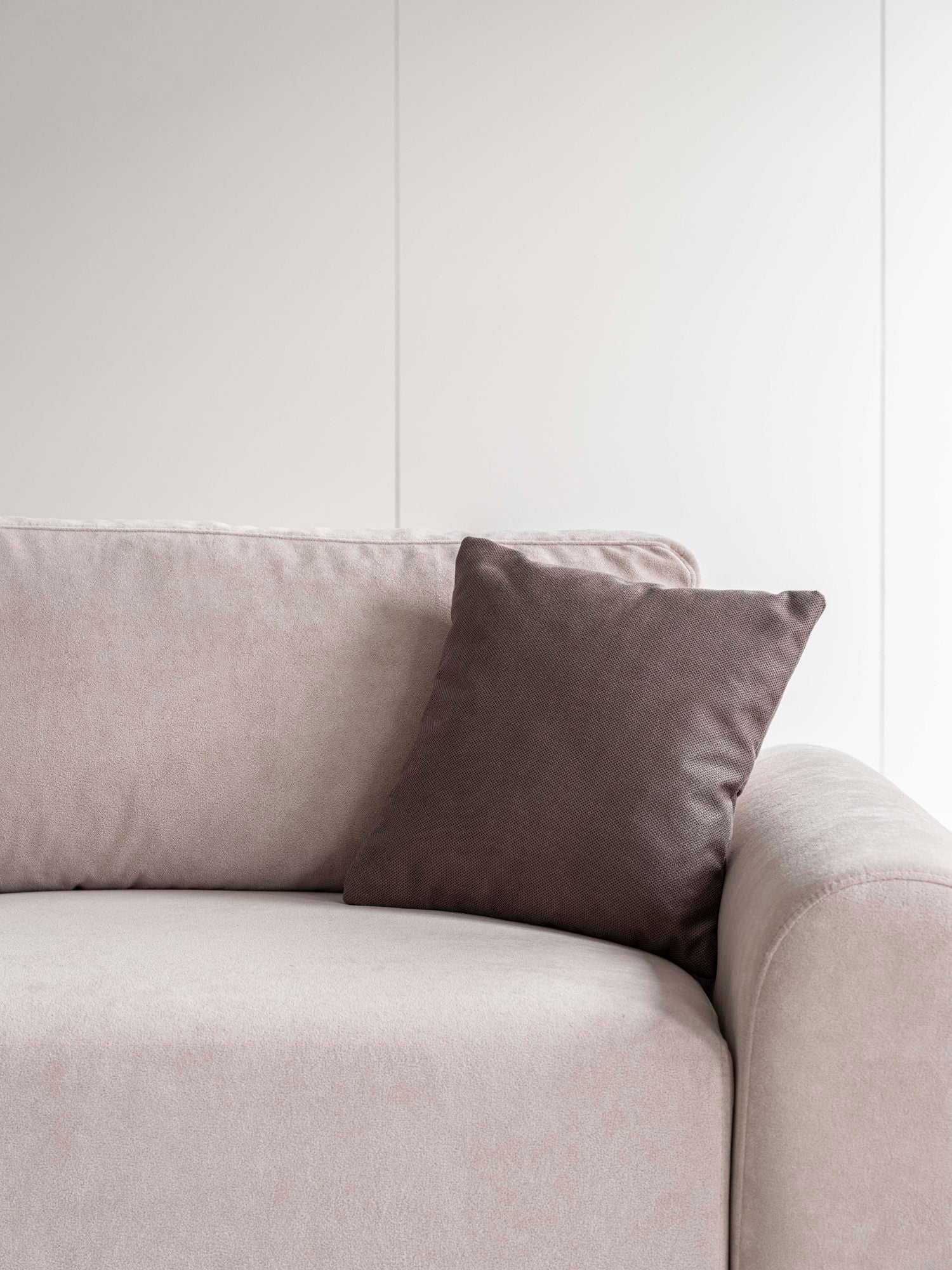 Ashfall Grey Pillow Cover
