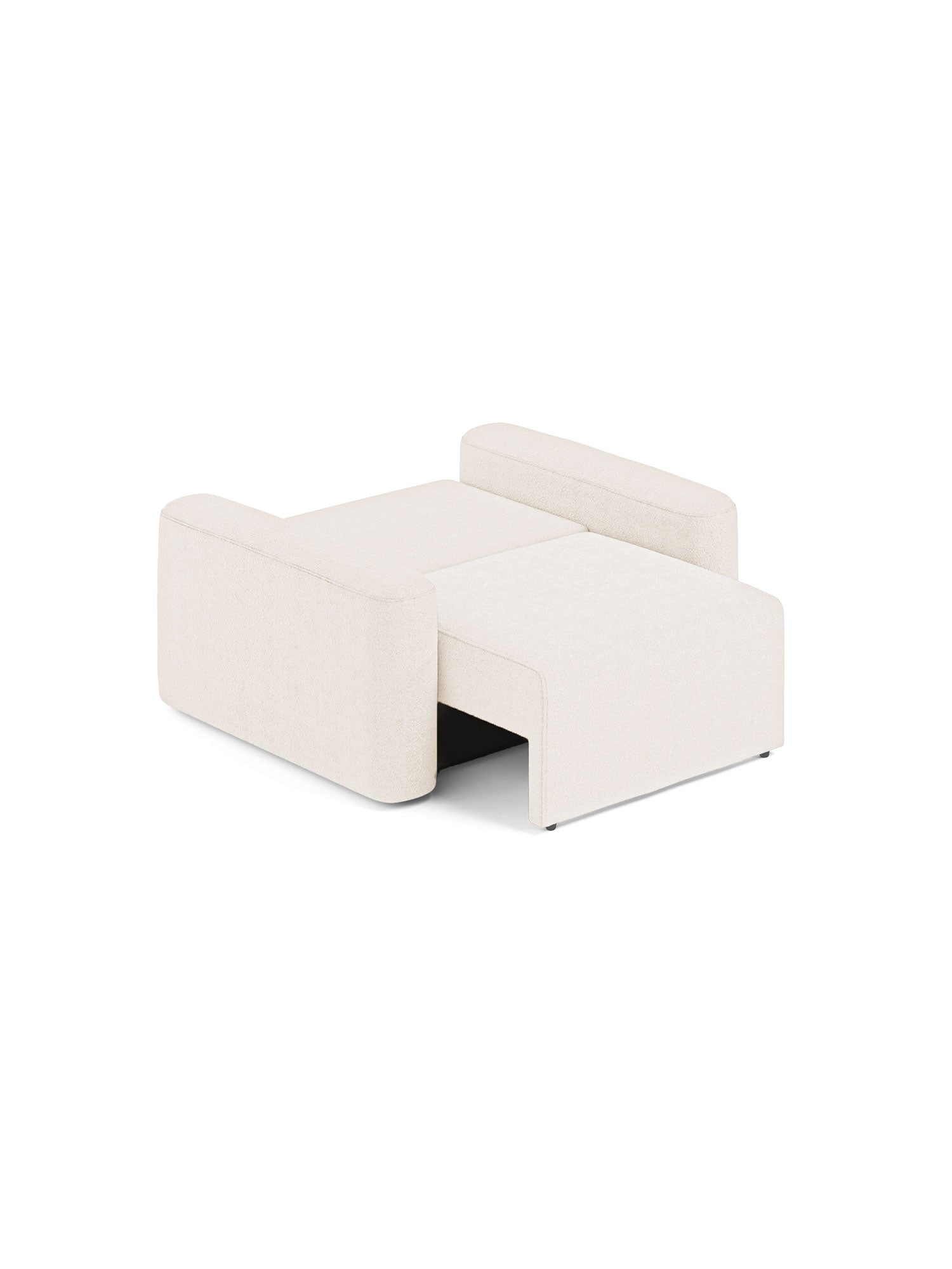 Loop Sleeper Armchair with Pouf